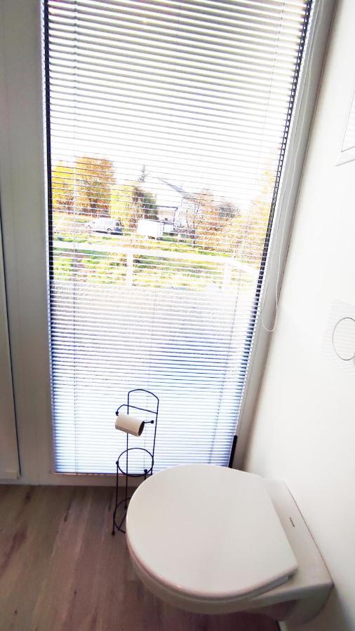 Ranch 66 - Moderni Tiny House Black Swallow Ve Stylu Route 66 Se Saunou A Bazenem Tršice 外观 照片